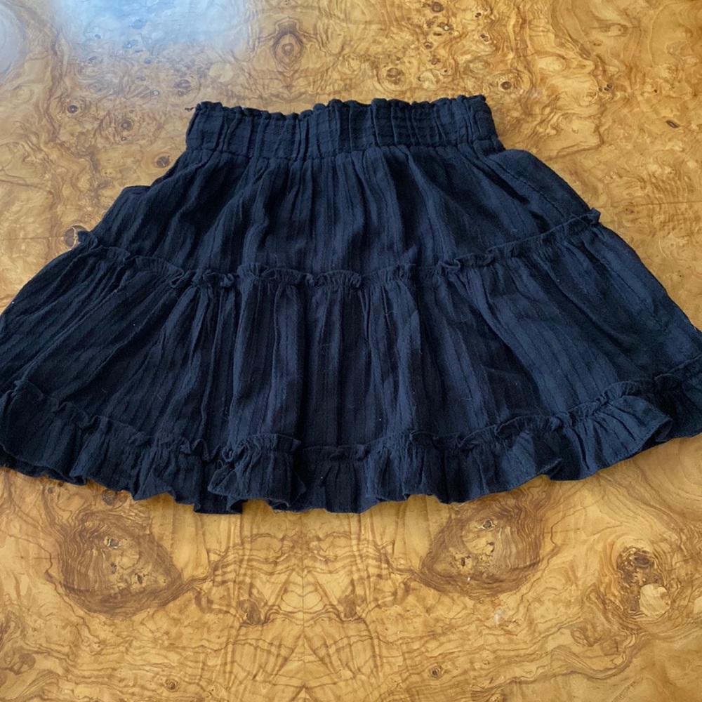 Princess Polly black ruffle skirt